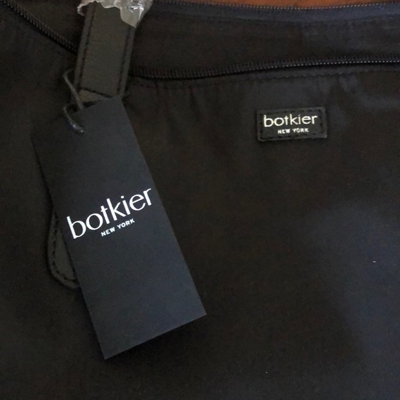 Botkier Black Vinyl Tote Bag - Picture 2 of 4